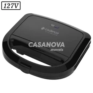 SANDUICHEIRA TOAST GRILL CADENCE SAN260 750W 127V PRETA