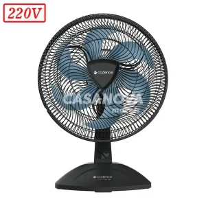 VENTILADOR CADENCE EROS TURBO VTR409 40CM 6 PAS 3 VEL 220V PRETO / AZU