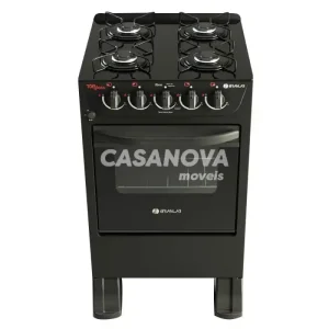 FOGAO 4B BRASLAR NEW TOP GLASS 2024 BLACK