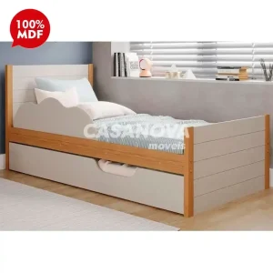 CAMA CIMOL BIBOX ELZA NATURE / OFF WHITE