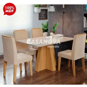 CJ MESA 4C CIMOL MAITE RETANGULAR 130X80 NATURE / OFF WHITE