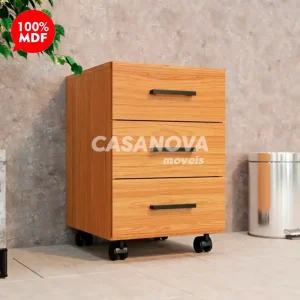 GAVETEIRO DALLA COSTA INDUSTRIAL 3G FREIJO