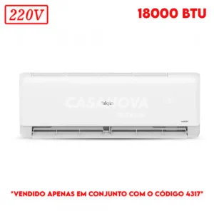AR CONDICIONADO EVAPORADORA ELGIN SPLIT HIGH WALL ECO INVERTER II C/ WIFI 18000 BTU 220V