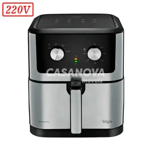 FRITADEIRA ELGIN CHROME FRY 8L 220V PRETO/INOX