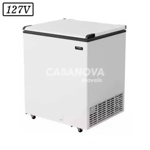 FREEZER CONSERVADOR ESMALTEC ECH250 HORIZONTAL 230L 127V BRANCO