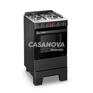 FOGAO 4B ESMALTEC IDEAL SUPER 4121 PRETO