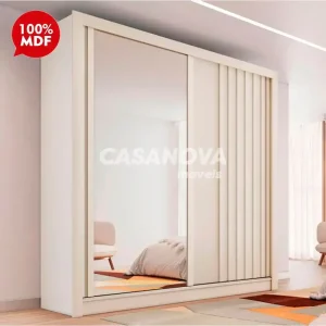 ROUPEIRO 2P CORRER 4G EUROPA LUGANO C/ ESPELHO OFF WHITE