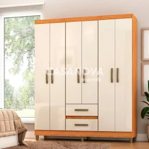 ROUPEIRO 6P. ABRIR 2G FELLICCI COIMBRA C/PES CINAMOMO/OFF WHITE