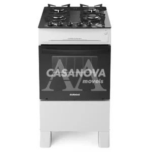 FOGAO 4B ITATIAIA ELECTRA GLASS NEW AUTOMATICO BRANCO