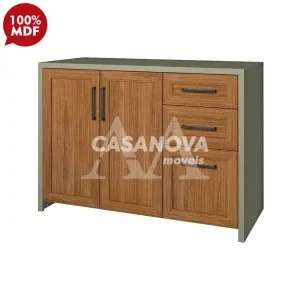 BALCAO NESHER 2P 3G CAMPONESA 120CM FENDI / FREIJO 500268