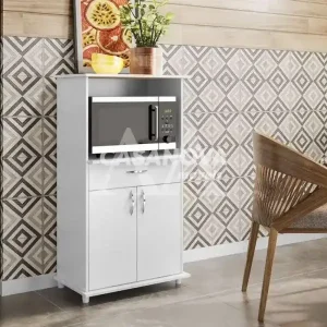 BALCAO NOTAVEL P/ MICROONDAS 2P 1G NT 3070 BRANCO NEW