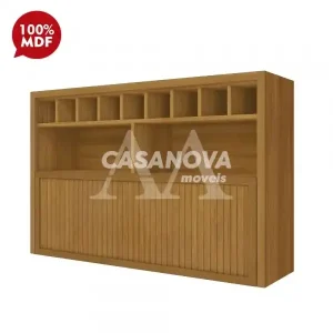 ARMARIO NESHER 1P ABRIR BASCULANTE C/ NICHO ADEGA IMPERATRIZ 120CM FRE