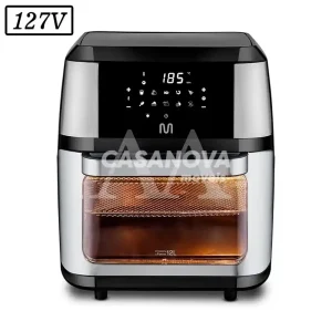 FRITADEIRA MULTILASER AIR FRYER DIGITAL 12L GO225 1700W 127V PRETO